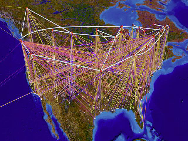 Internet Topology Chart